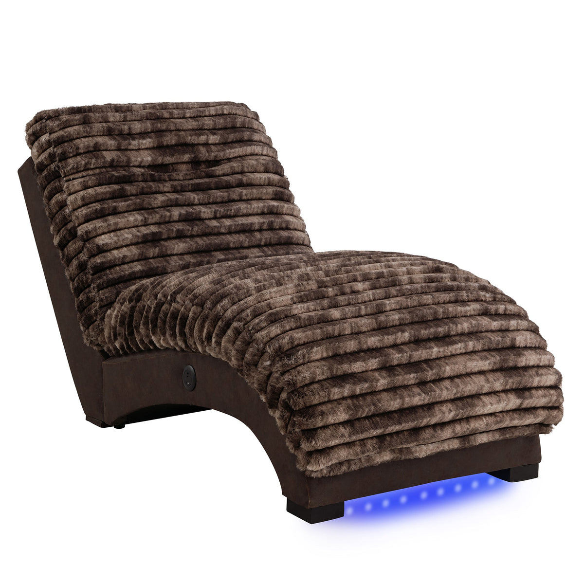 Denise Java Accent Chaise With USB Support