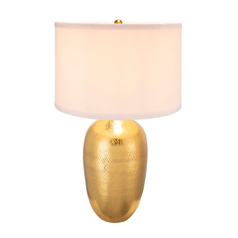 D15x25.7" Round Aluminum Sheet - Elegant Table Lamp