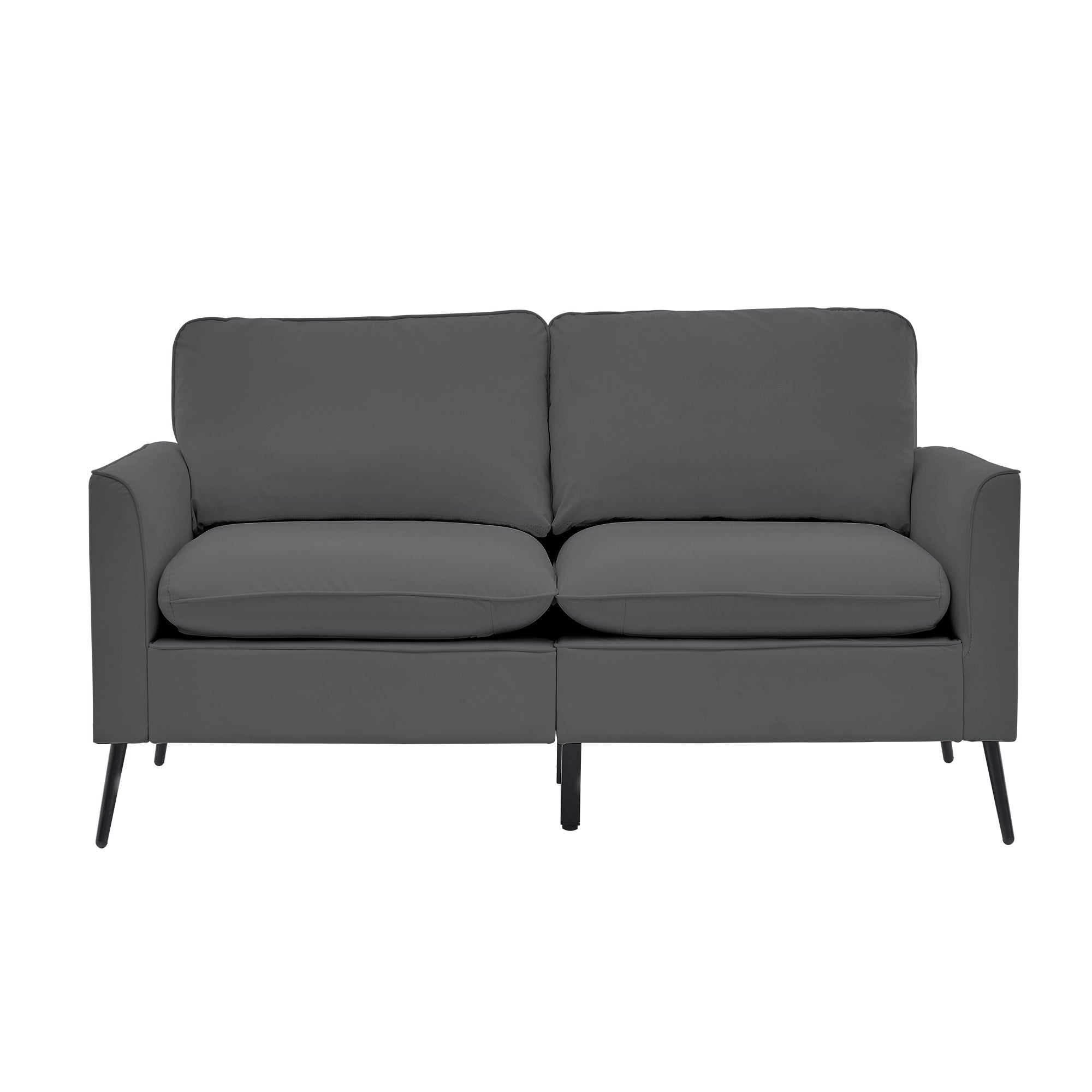 TS Cat Paw Leather Upholstered Loveseat