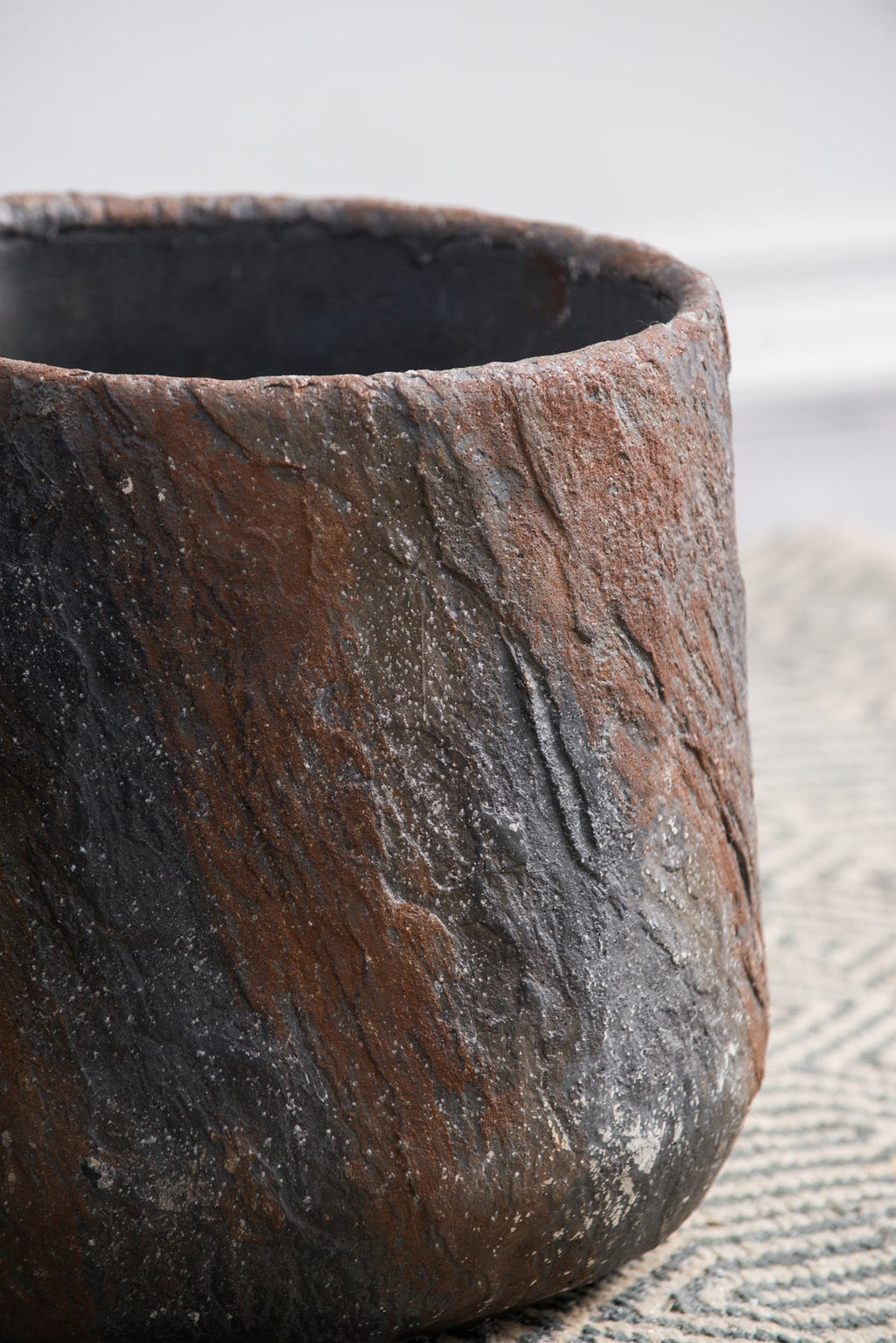 Cement Planter - 12.6" x 12.6" x 11.8"
