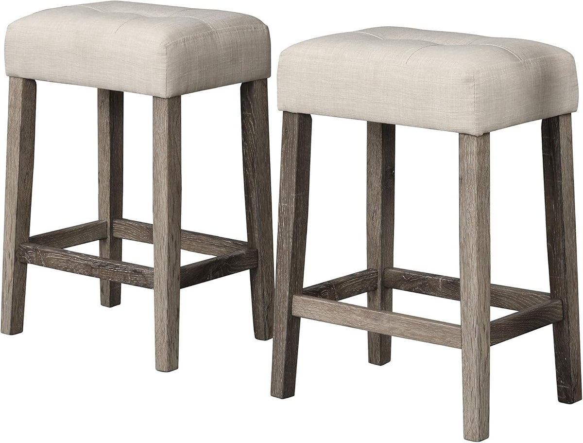 Transitional 3 Piece Counter Bar Dining Set