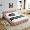 Queen Size Upholstered Bed Frame with Headboard