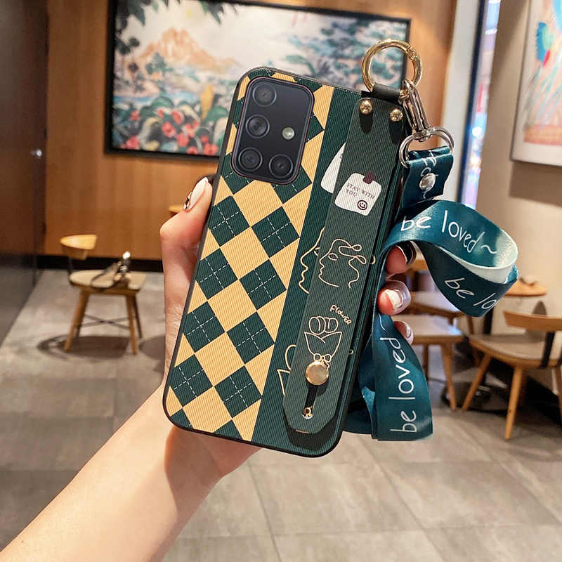 Cartoon Plaid Minimalist Anti-drop Phone Case