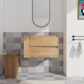 30" Wall Mounting Bathroom Vanity, Soft Close Drawer