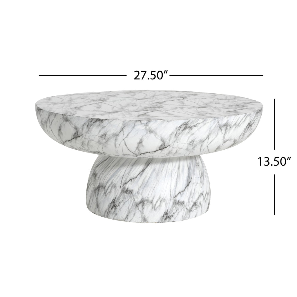 MGO Faux Marble Coffee Table