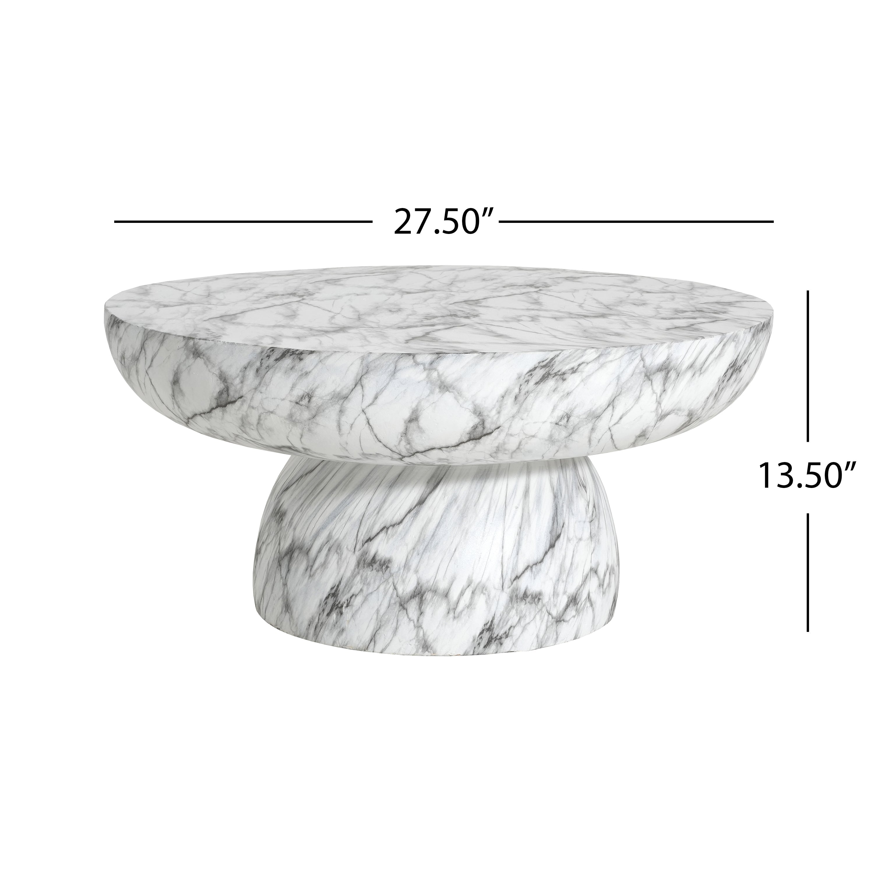 MGO Faux Marble Coffee Table