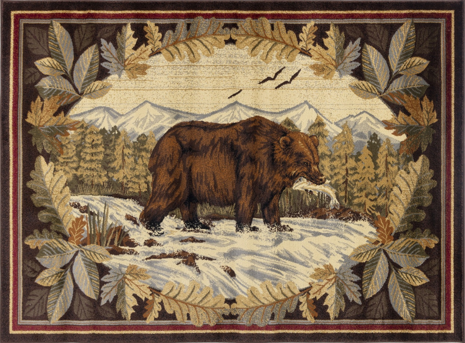 Nature's Nest GC_CBL3008 Accent Rug