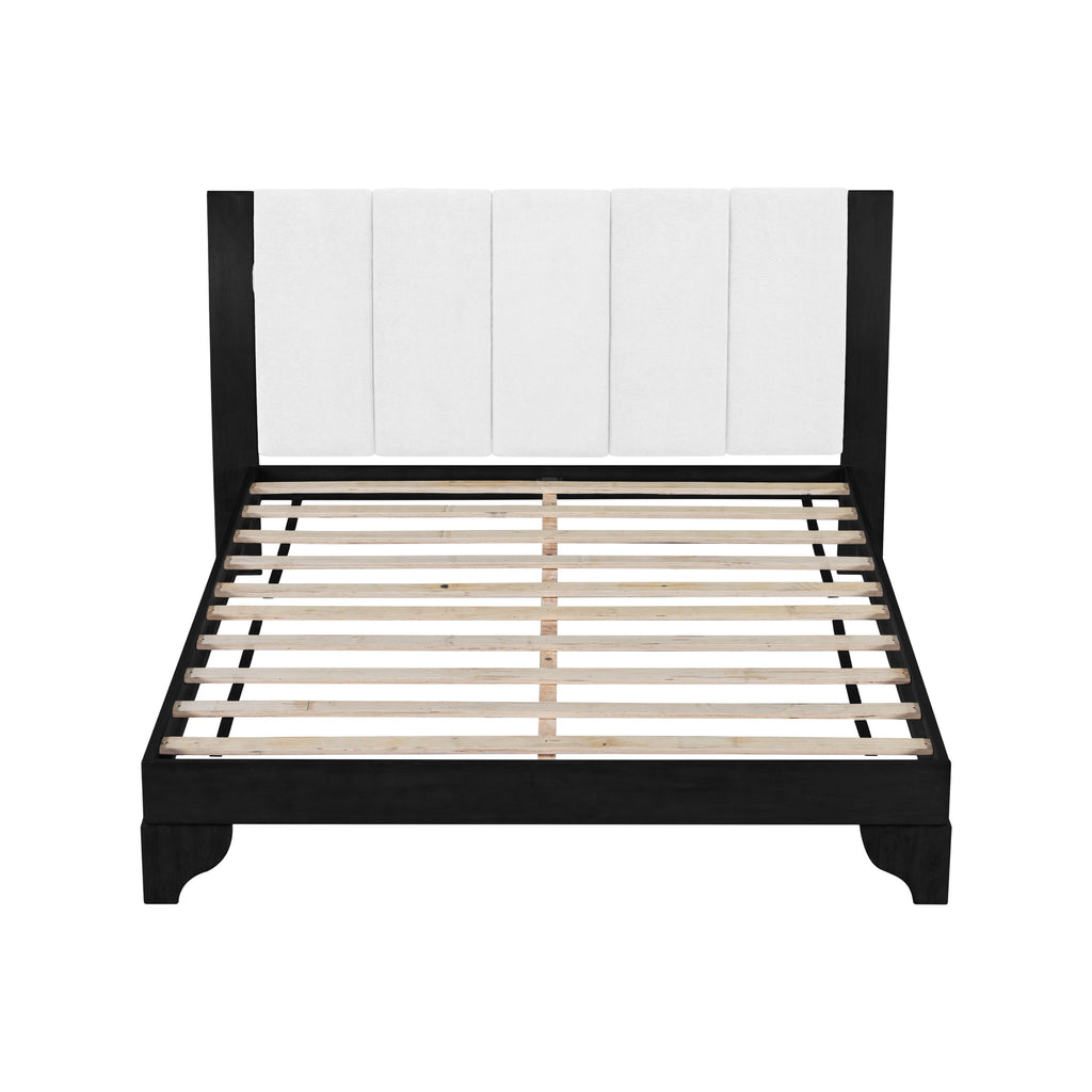 Queen Size Bed Frame in Black and White