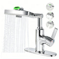 LED Temperature Display Bathroom Faucet