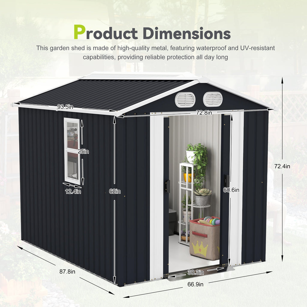 Campcraft 8x6 FT Outdoor Storage Shed