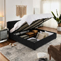 King Size Storage Upholstered Hydraulic Platform Bed