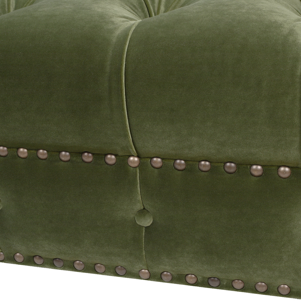 Alto 88" Tufted Chesterfield Sofa, Olive
