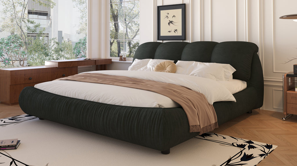 King Size Luxury Upholstered Platform Bed