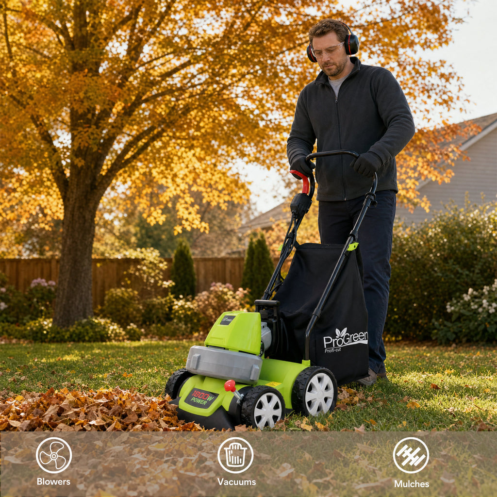 Progreen 1600W 3-in-1 Leaf Vacuum Cleaner