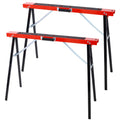 Saw Horses 2 Pack - Folding Portable Work Horse
