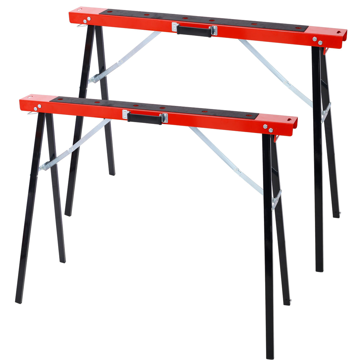 Saw Horses 2 Pack - Folding Portable Work Horse