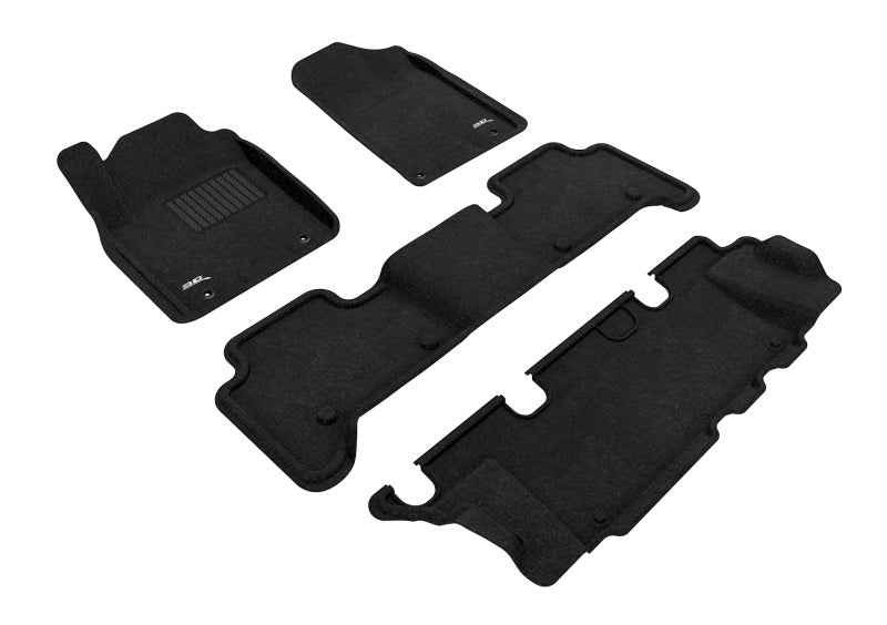 3D MAXpider 14-24 Infiniti Qx80 7-Seat / Qx56 11-13 Elegant Black R1 R2 R3 L1IN01604709