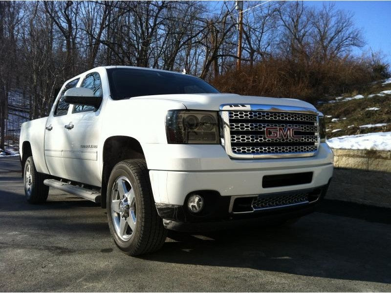 Spyder GMC Sierra 1500/2500/3500 07-13 Projector Headlights LED Halo- LED Smoke PRO-YD-GS07-HL-SM 5010629