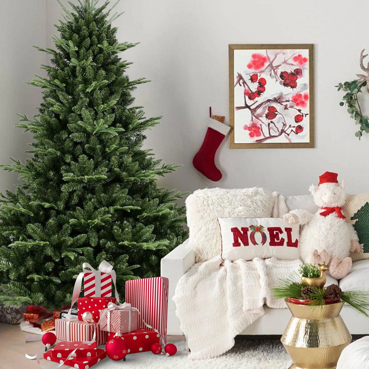 4FT Full-Shaped Christmas Tree with 714 Tips