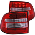 Anzo 2003-2006 Porsche Cayenne LED Tail lights Red/Clear