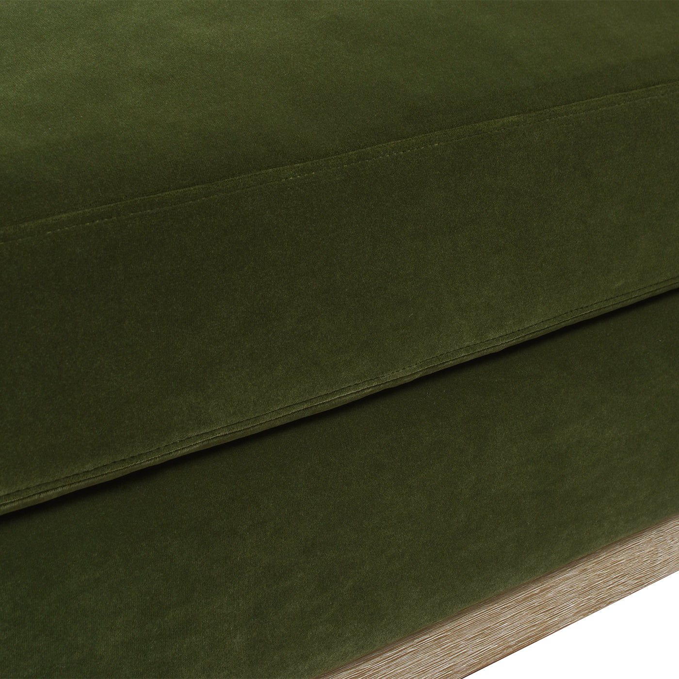 Knox 65" Modern Farmhouse Chaise Lounge Chair, Olive