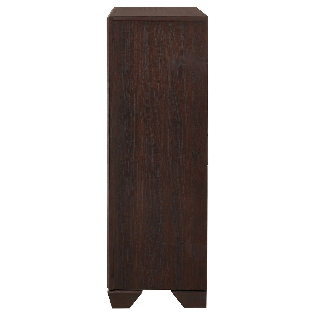 Hadfield Dark Cocoa 5-Drawer Chest