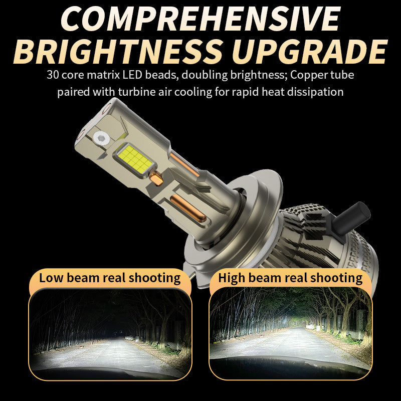 Cross Border Supply Of High Power 4 Copper-Tube Automotive Led Headlights H11H7H4 Car Lights Led Headlights Universal Car Headlights