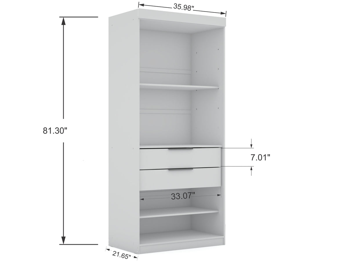 Mulberry 36" Wardrobe Closet