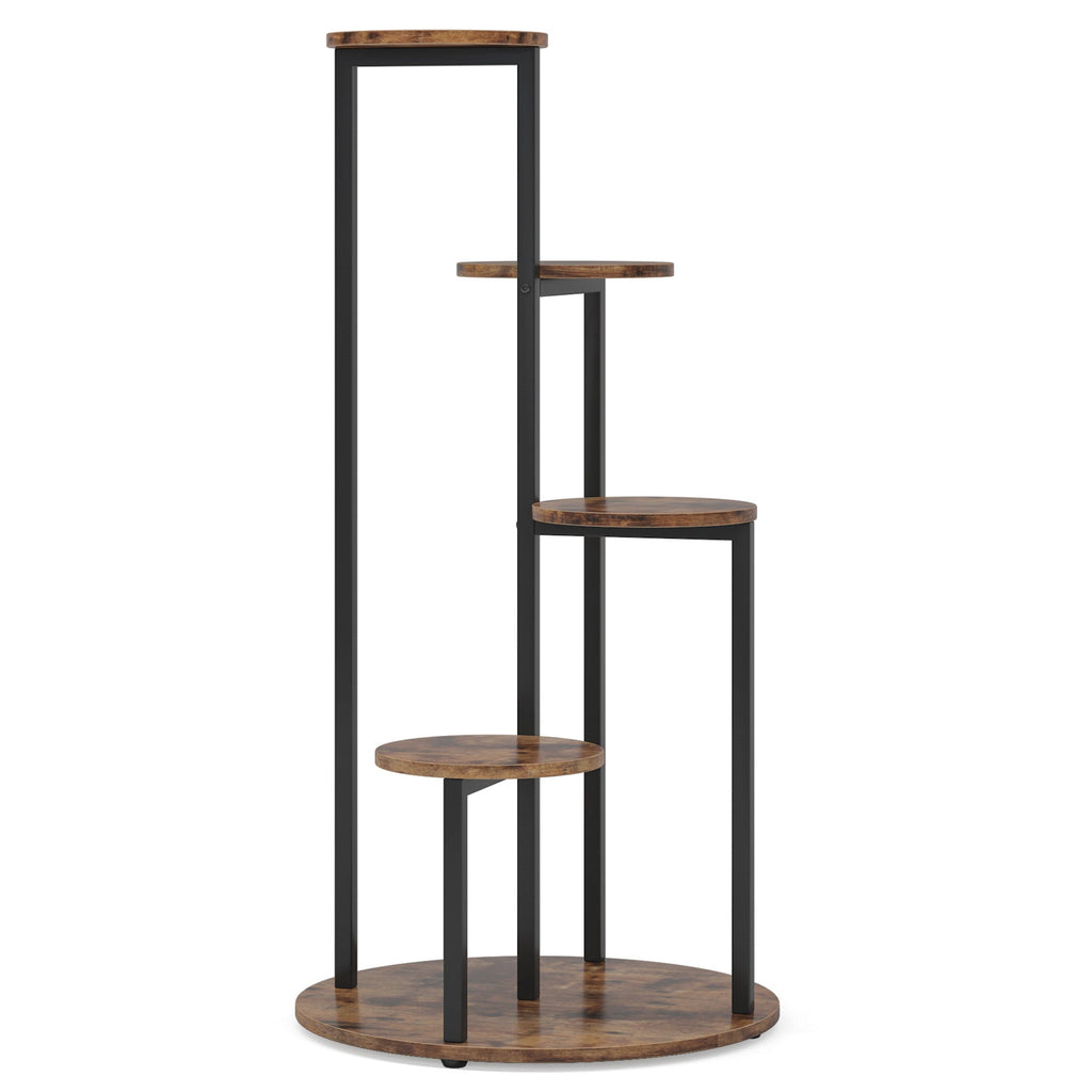 40.94" Height 4-Tier Rustic Plant Stand