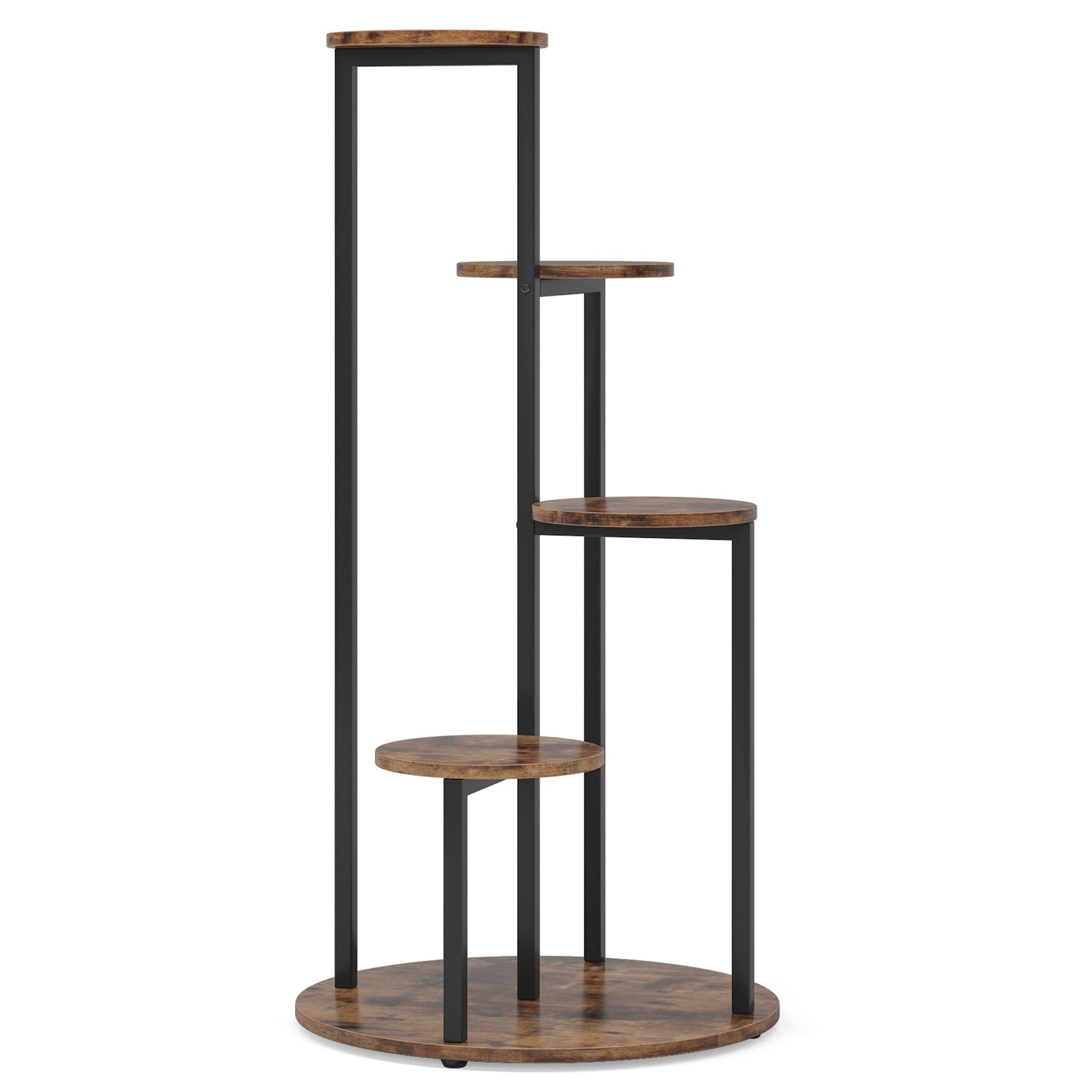 40.94" Height 4-Tier Rustic Plant Stand