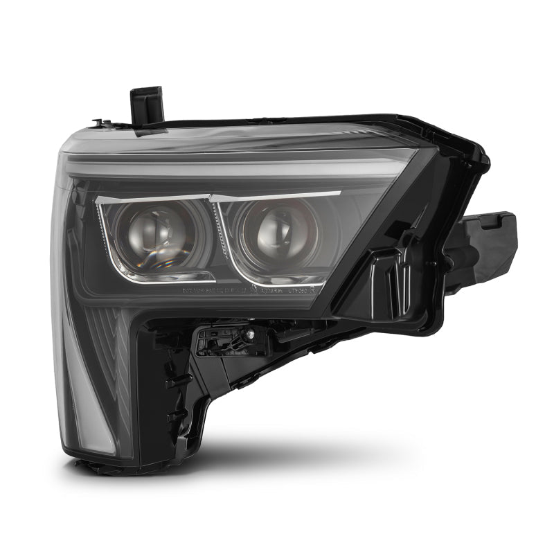 AlphaRex 22-23 Toyota Tundra LUXX-Series Headlights Black w/Amber DRL - Req 810029 OR 810030 880874 *Discontinued