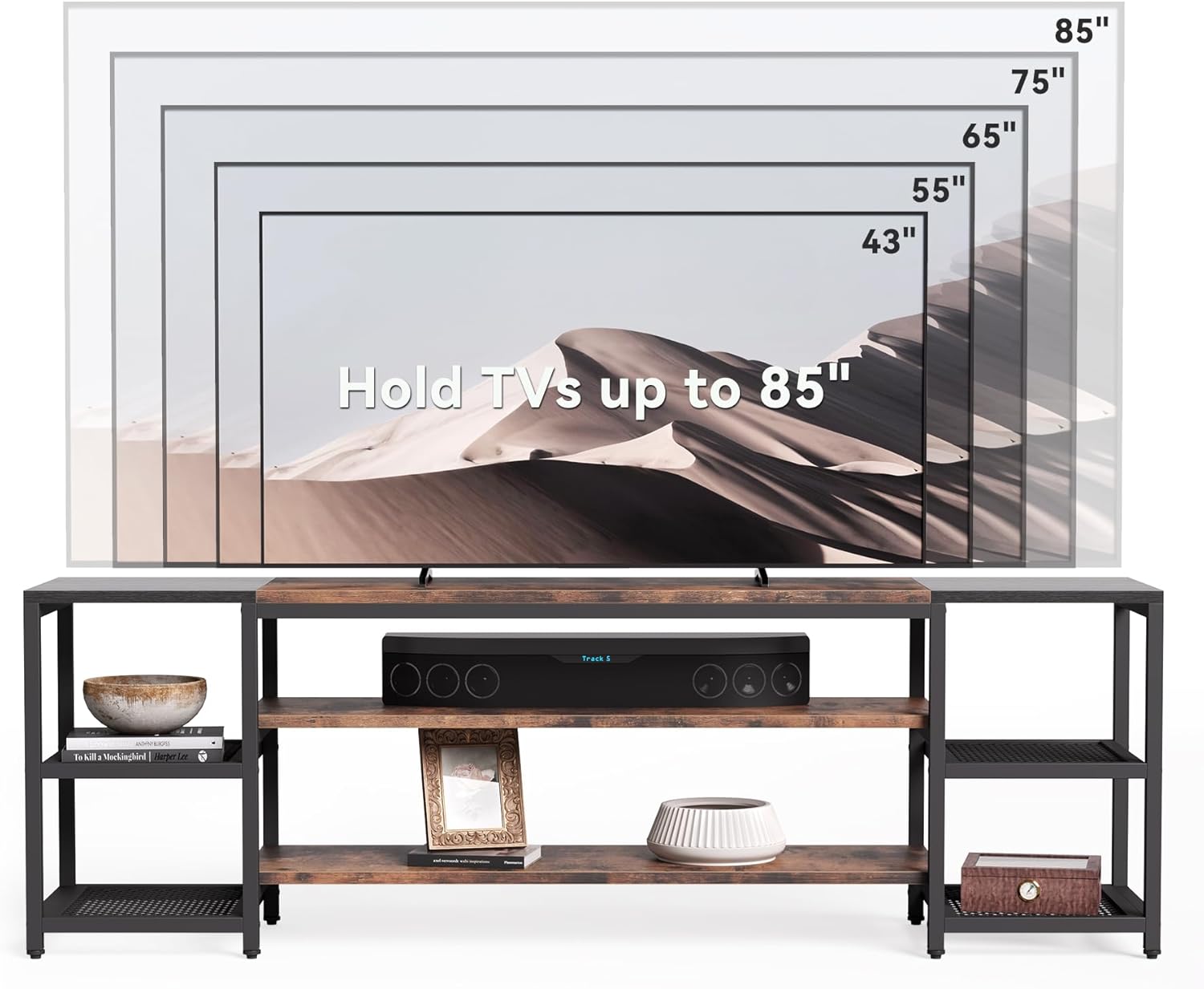 78.7" Extra Long TV Stand for 85"+ TVs