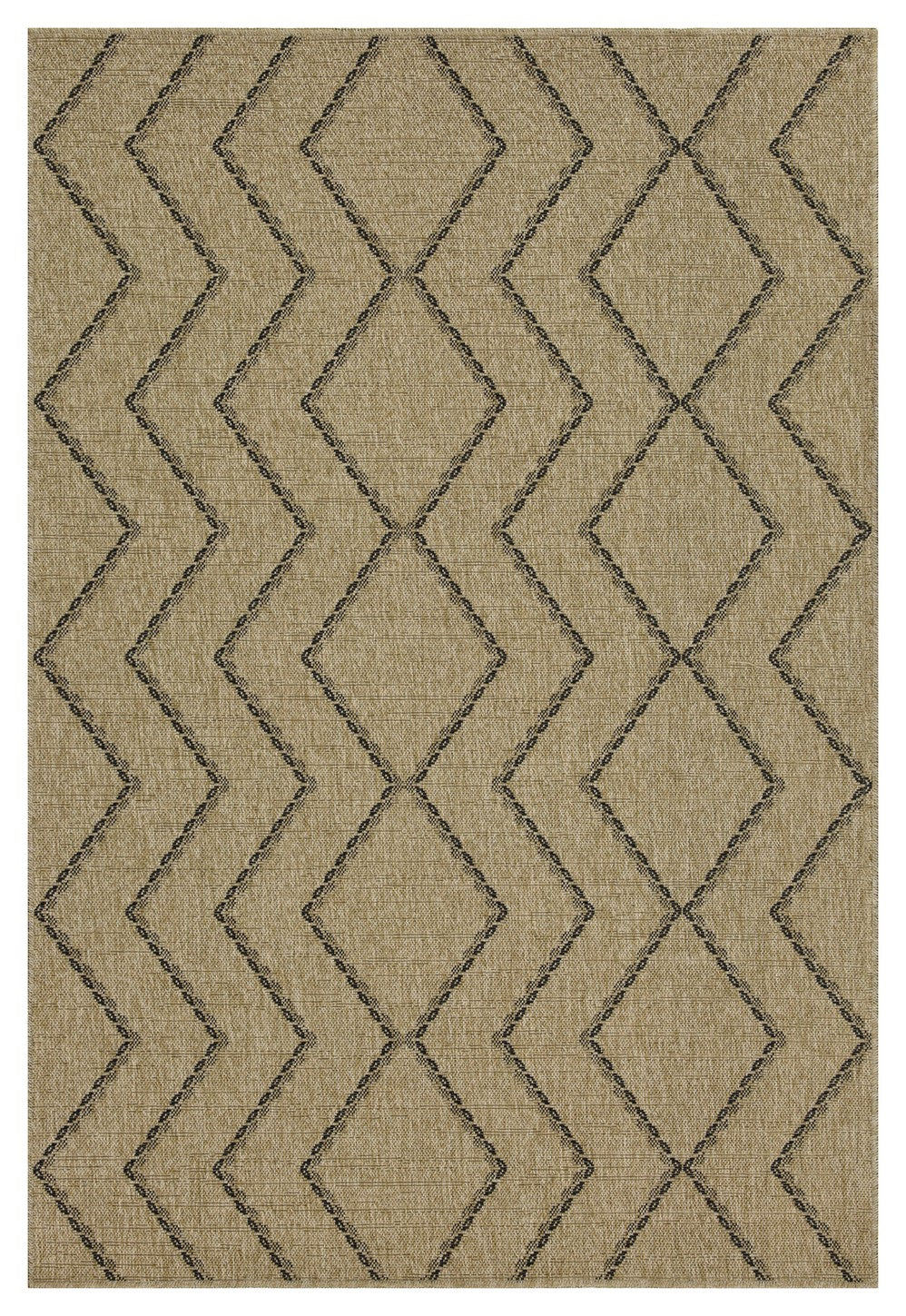 Earth GC_NTL1010 Jute/Black Area Rug
