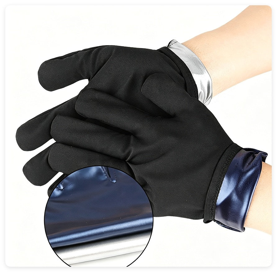 Cross Border Winter Home Use PU-coated Sauna Gloves Moisturizing Preventing Dryness Cracking Protecting Hands Womens