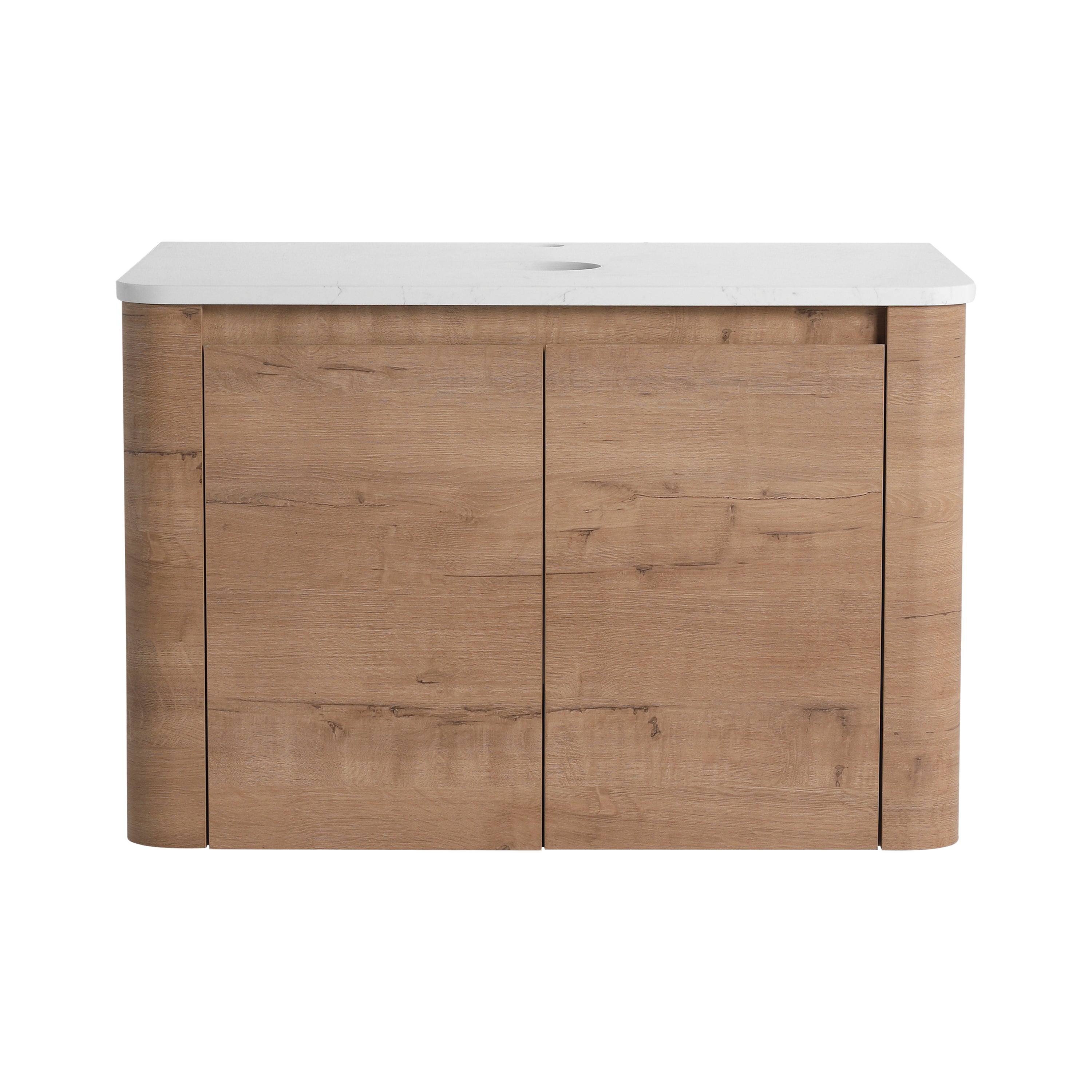 30'' Wall-Mounted Bathroom Vanity & 2 Soft-Close Doors