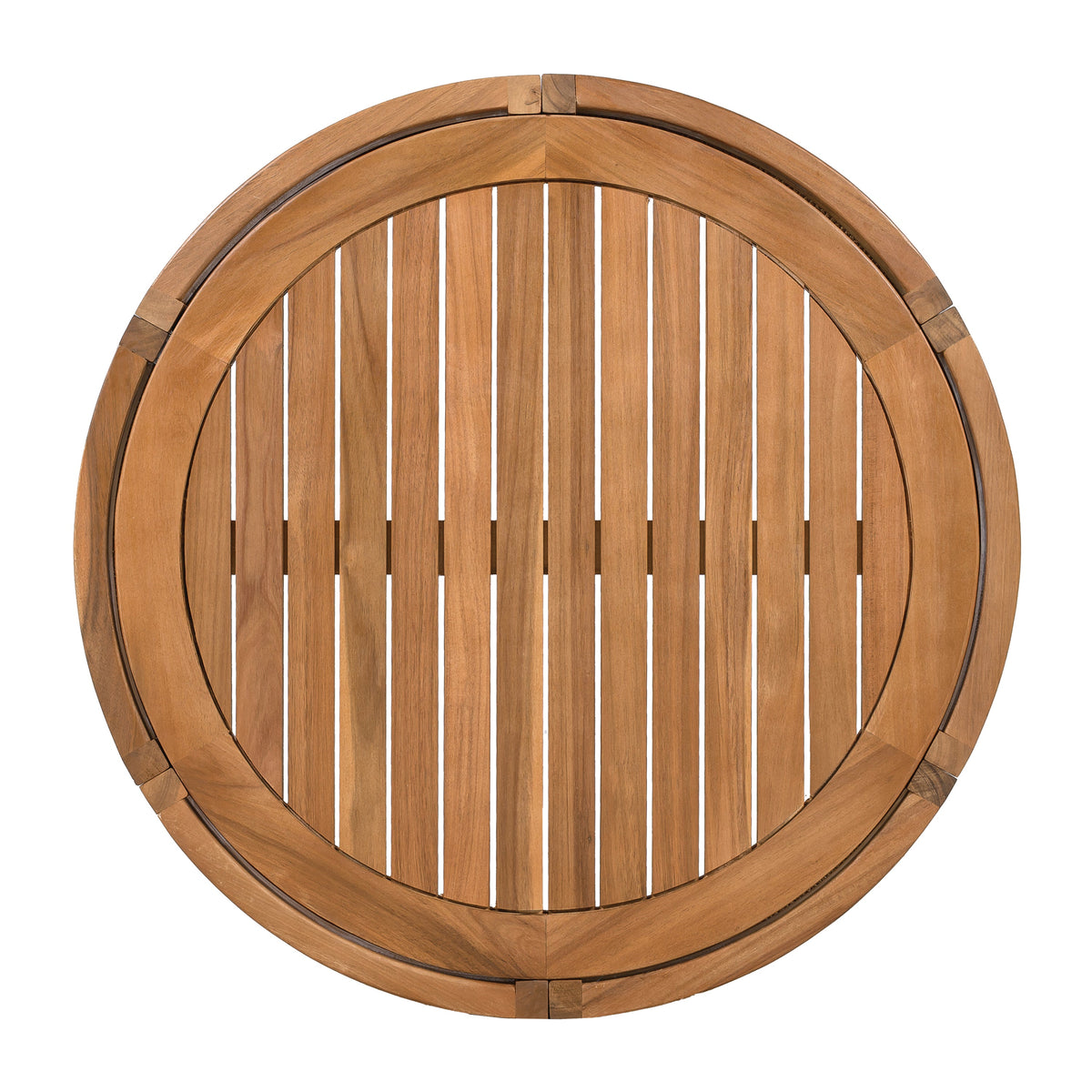 27.95" Acacia Wood Outdoor Coffee Table