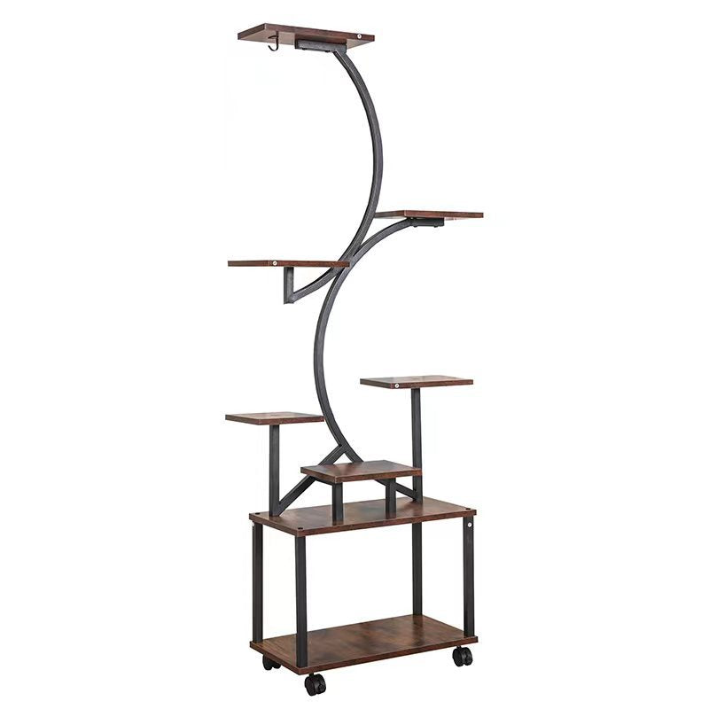 8 Tiered Indoor Plant Stand with Grow Lights