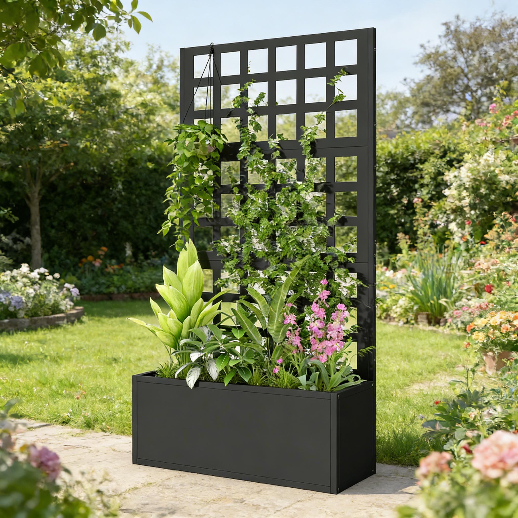 Planter Box with Trellis