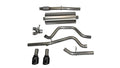 Corsa 14 GMC Sierra/Chevy Silv 1500 Crew Cab/Std. Bed 5.3L V8 Black Sport Dual Rear CB Exhaust 14870BLK