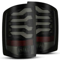 AlphaRex 14-18 GMC Sierra 1500 PRO-Series LED Tail Lights Jet Black 630010 *Discontinued