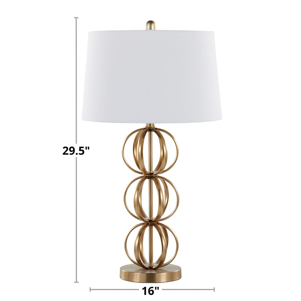 Linx 29" Contemporary Metal Table Lamp