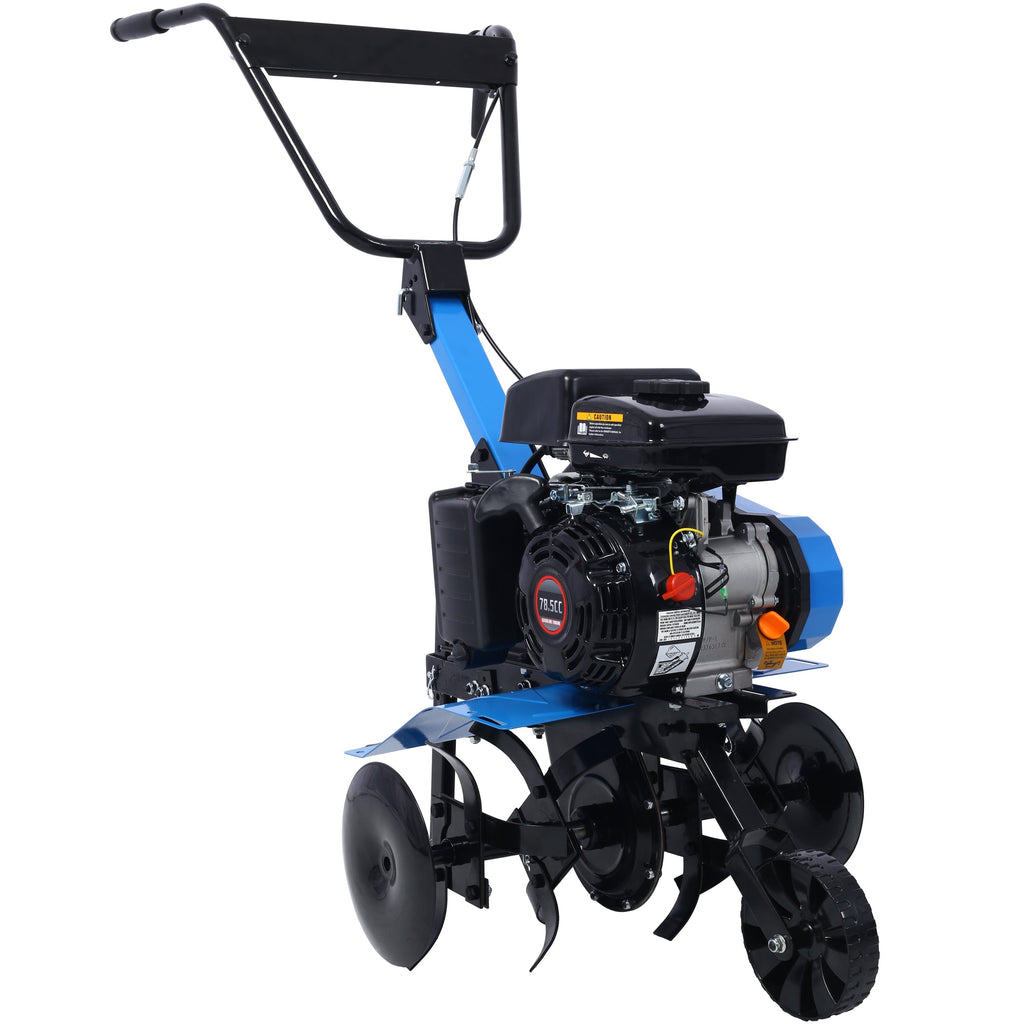 Gas-Powered 4-Cycle 2-in-1 Tiller and Cultivator