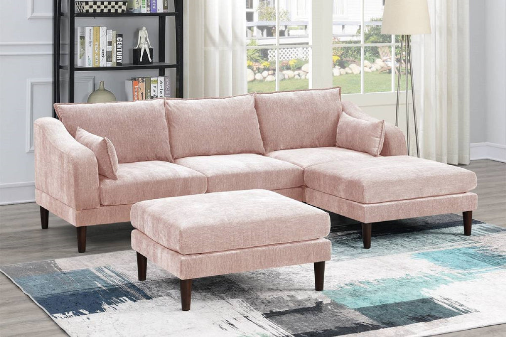 Contemporary 5-Piece Modular Sectional Set