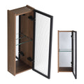 10" Bathroom Wall Mirror Cabinet with Acrylic Door