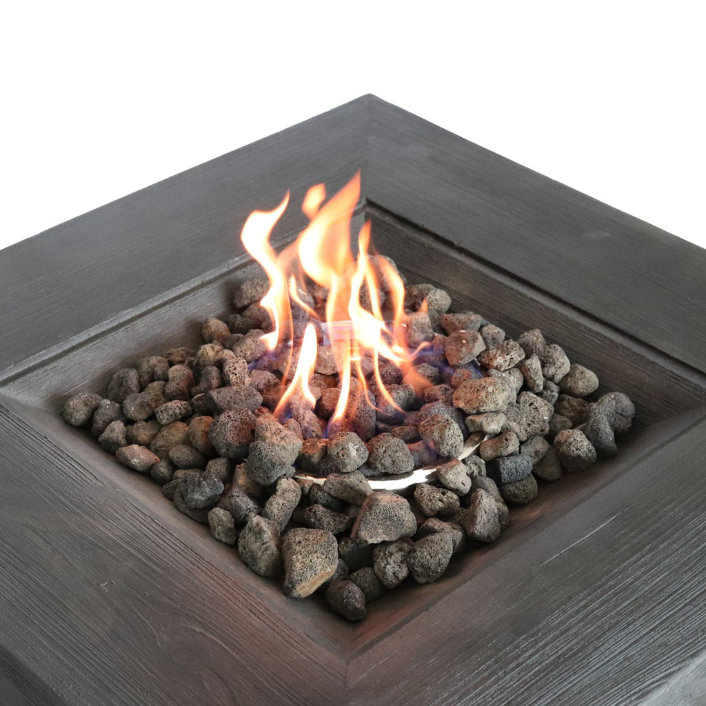 Fiber Reinforced Concrete Propane/Natural Gas Fire Pit Table