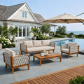 4 Piece Outdoor Patio Furniture Set