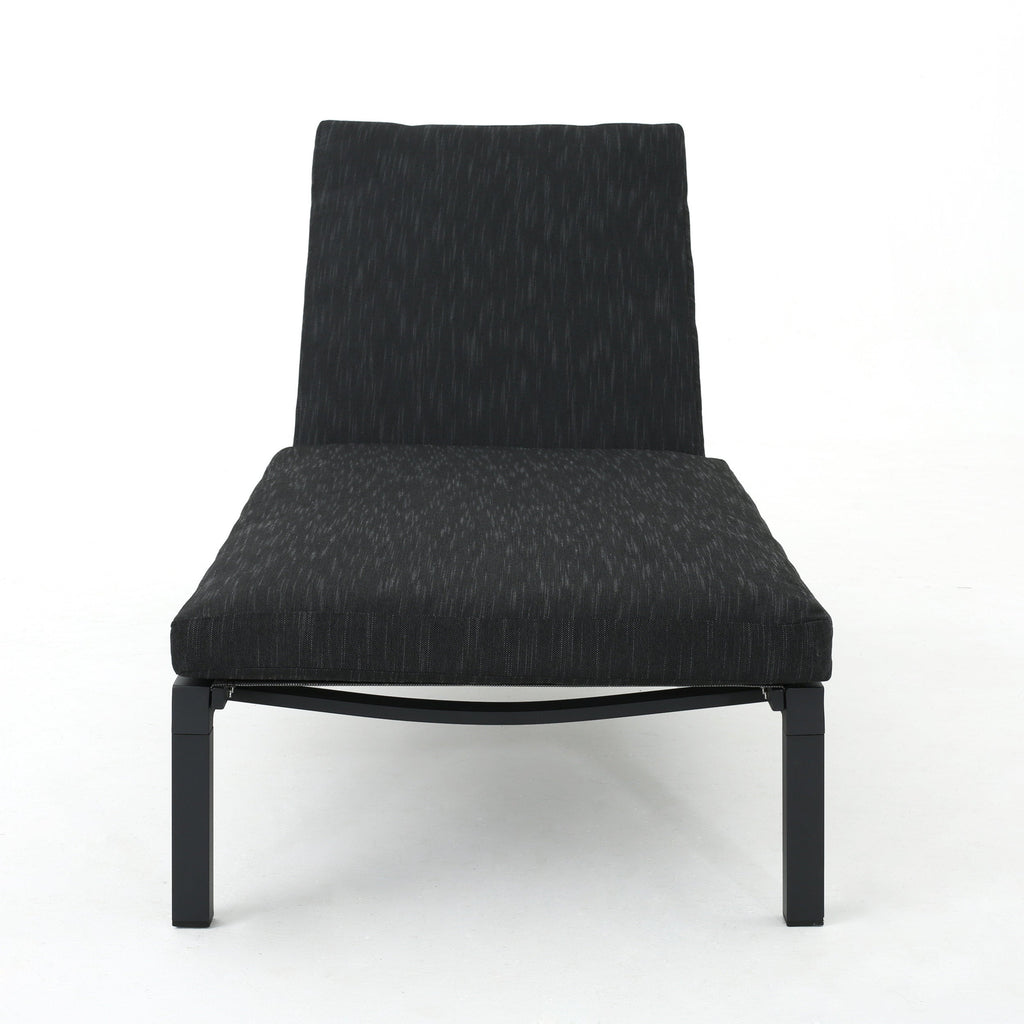 Navan Chaise Lounge - Dark Gray