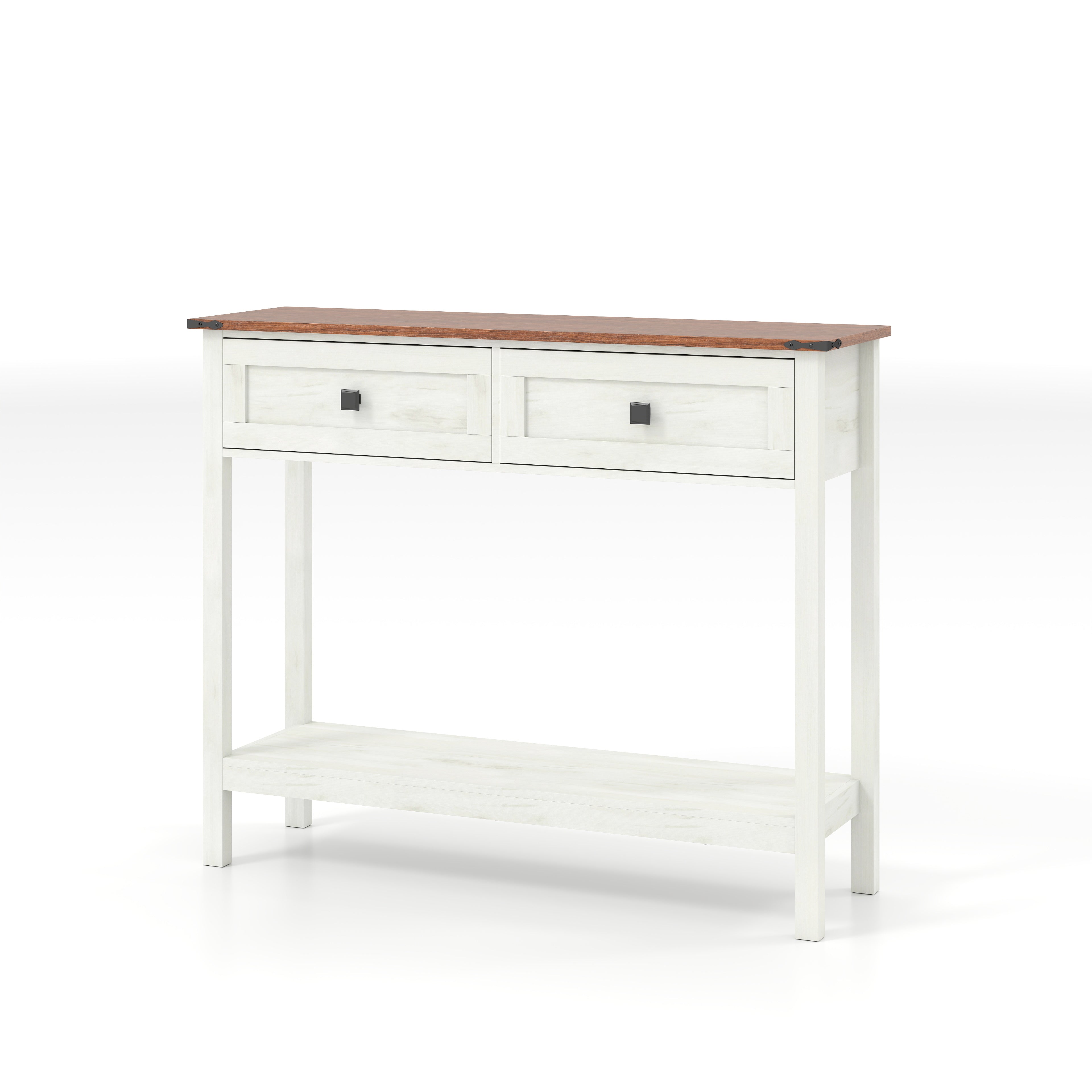 Farmhouse Style Console Table with 2 Drawers