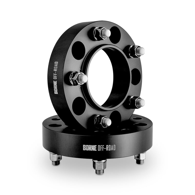 Borne Off-Road Wheel Spacers 5x150 110.1 38.1 M14 Black BNWS-010-381BK
