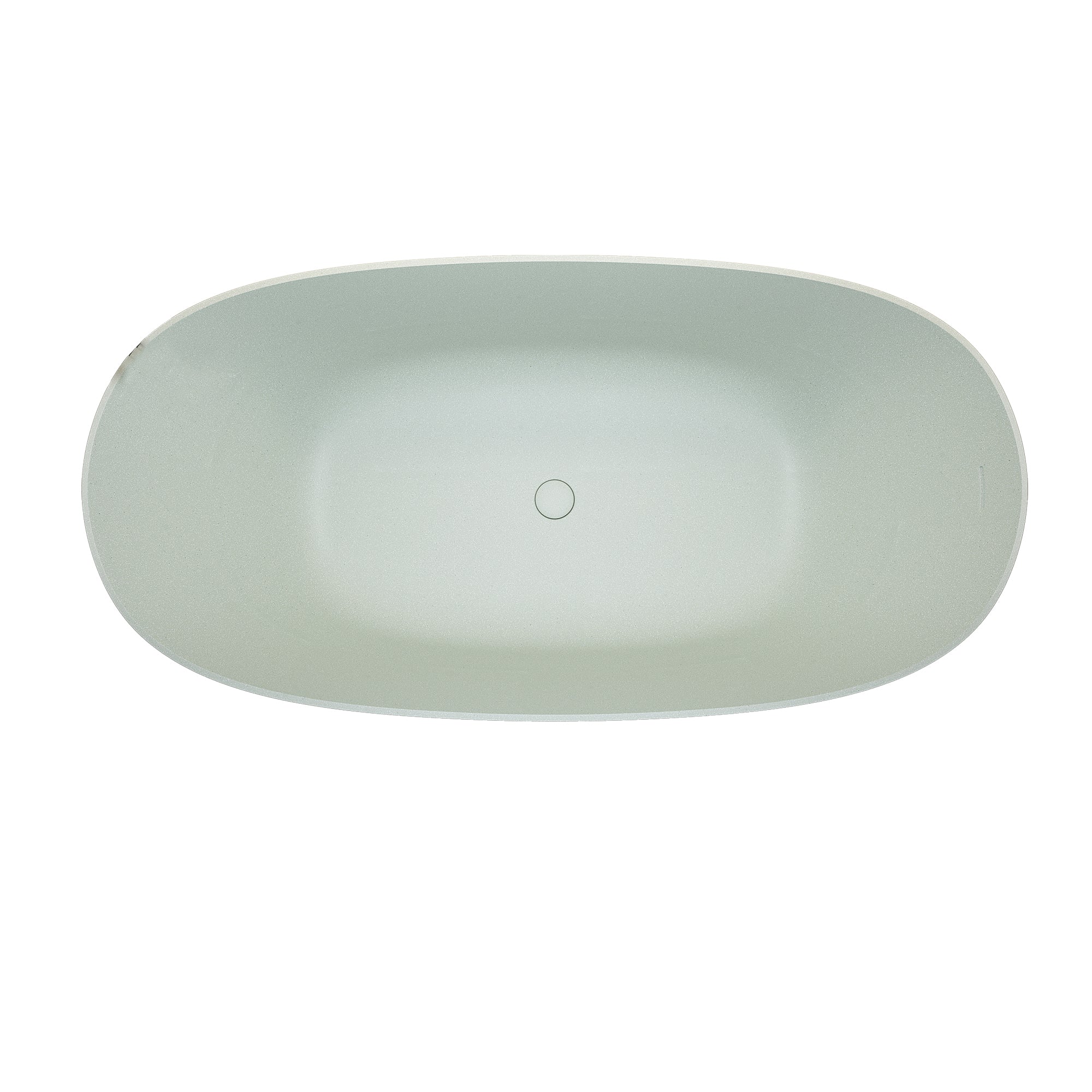 65'' Freestanding Bathtub Resin Stone Soaking Bathtub